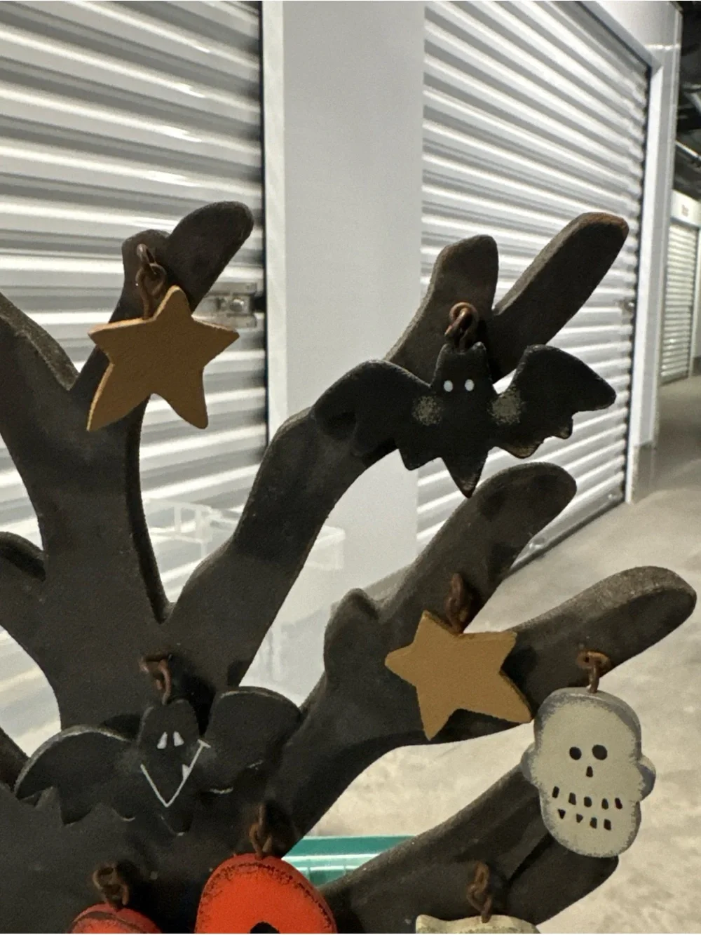 Target Halloween Boo Tree Decor - Black, Orange, Cream